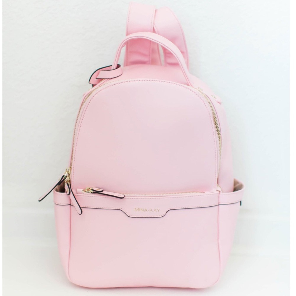 Pink Mina Kay Backpack/Diaper Bag
